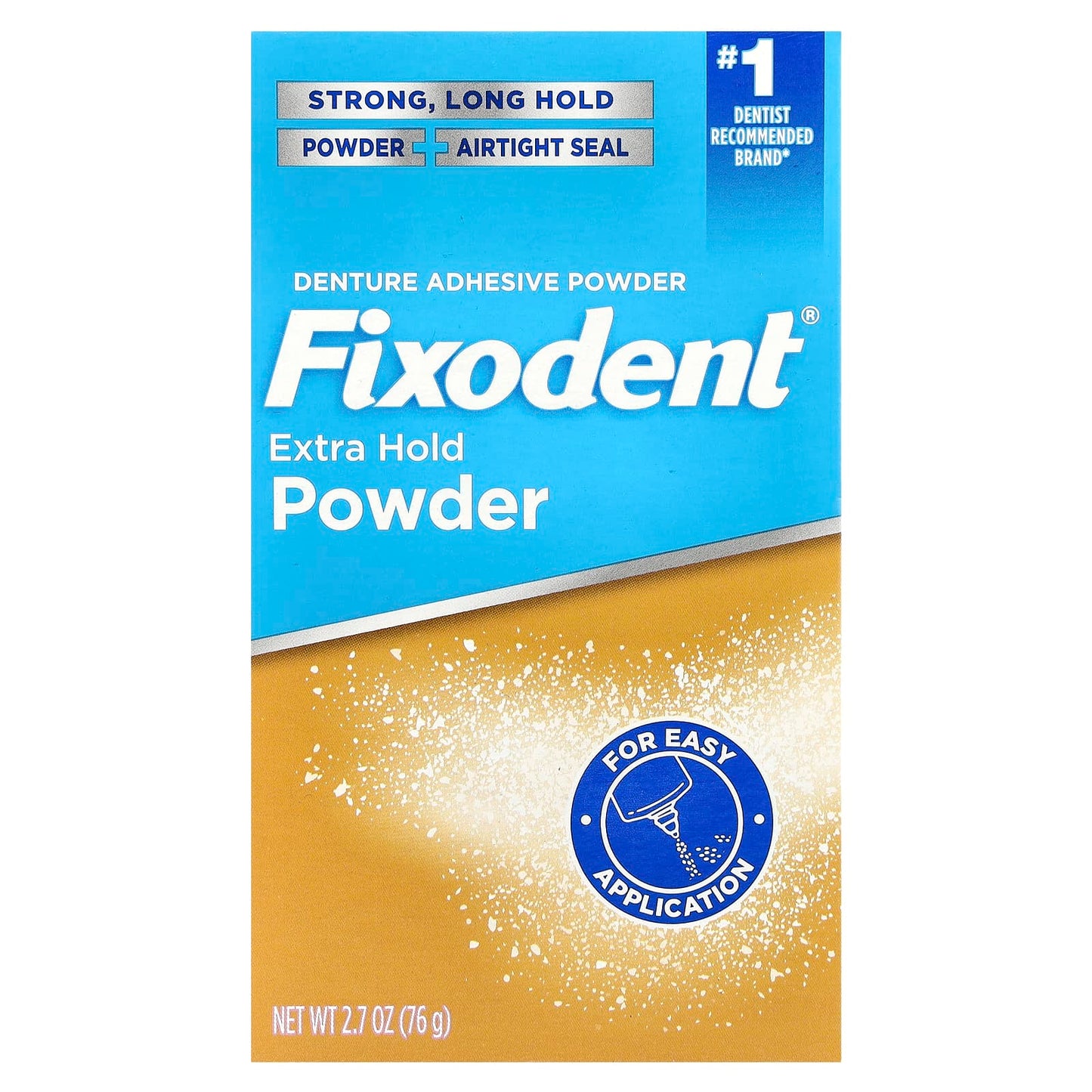 Fixodent Extra Hold Denture Adhesive Powder, 2.7 oz - Image 2