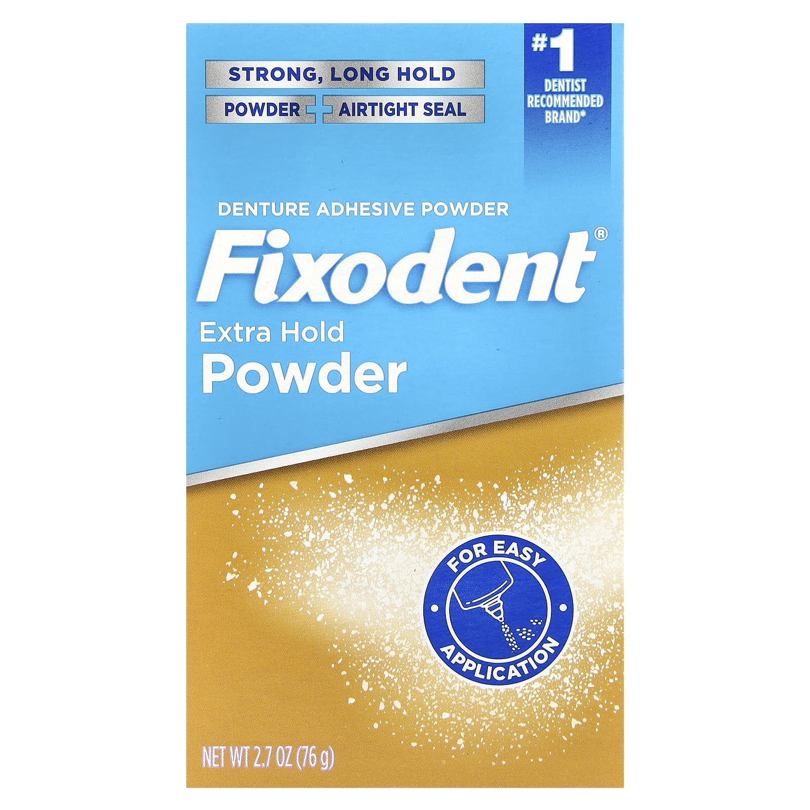 Fixodent Extra Hold Denture Adhesive Powder, 2.7 oz - Image 2