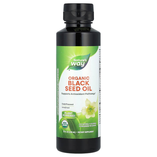 Nature's Way, Organic Black Seed Oil, 8 fl oz (236 ml) - Image 1