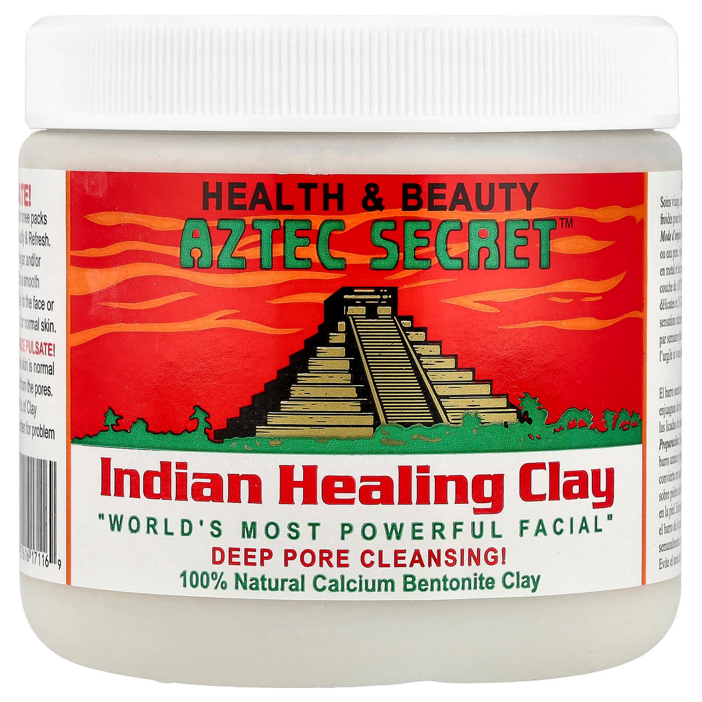Deep Pore Cleansing with Aztec Secret Indian Healing Clay 1 lb - Image 1