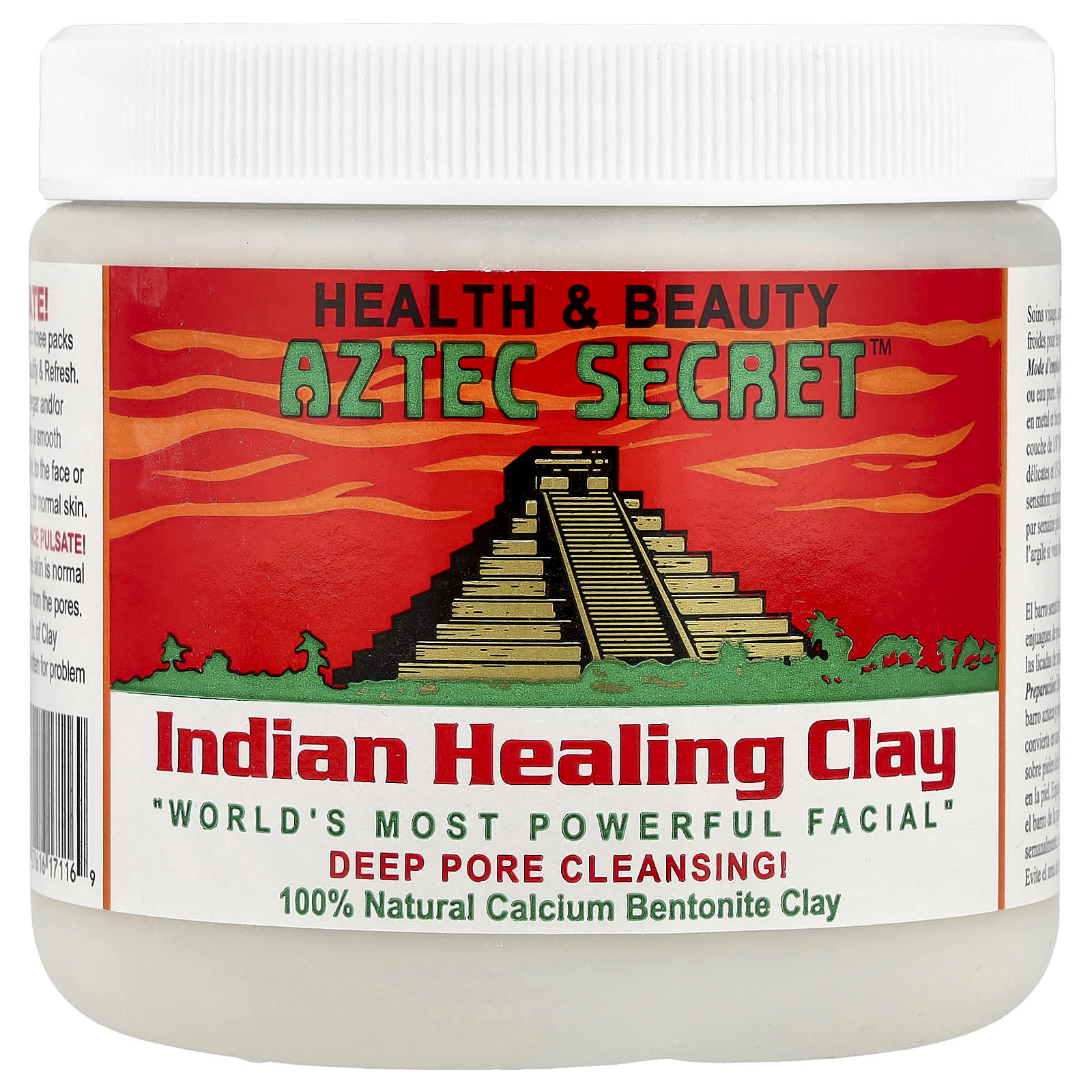 Deep Pore Cleansing with Aztec Secret Indian Healing Clay 1 lb - Image 1