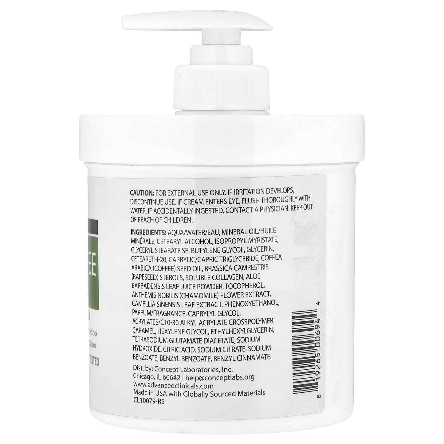 Thermo-Firming Body Cream for Cellulite - Green Coffee Bean Oil 16oz - Image 2