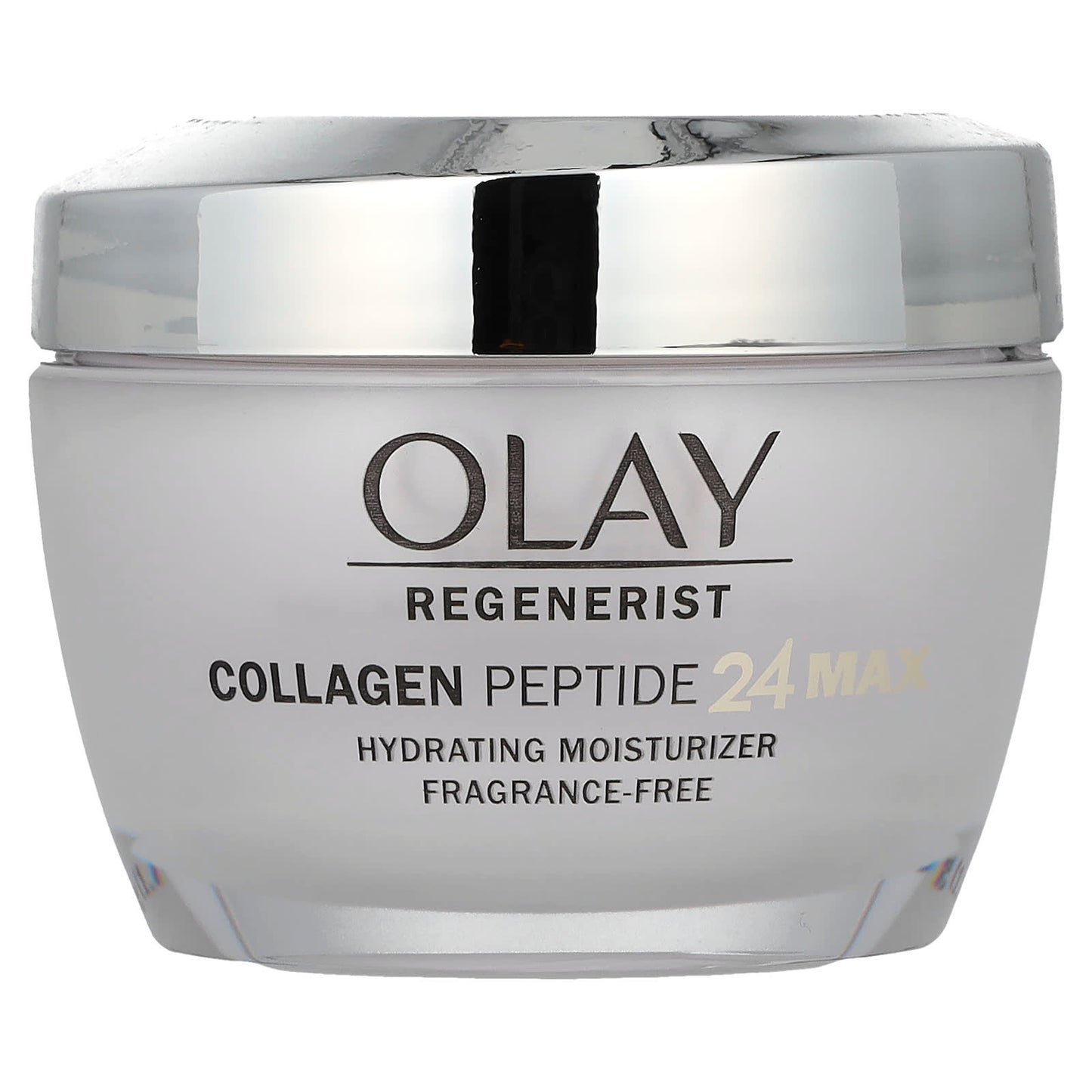 Olay, Regenerist, Collagen Peptide 24 Hydrating Moisturizer, Fragrance-Free, 1.7 oz (48 g) - Image 1