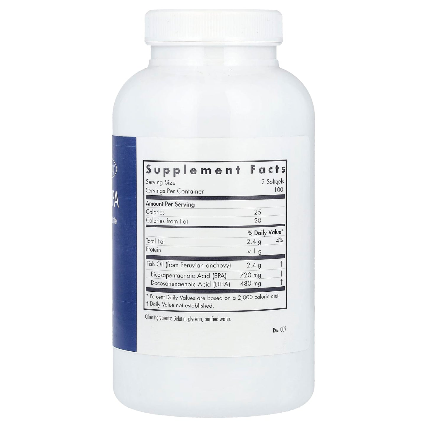 Allergy Research Group Super EPA Fish Oil Concentrate 200 Softgels - Image 2