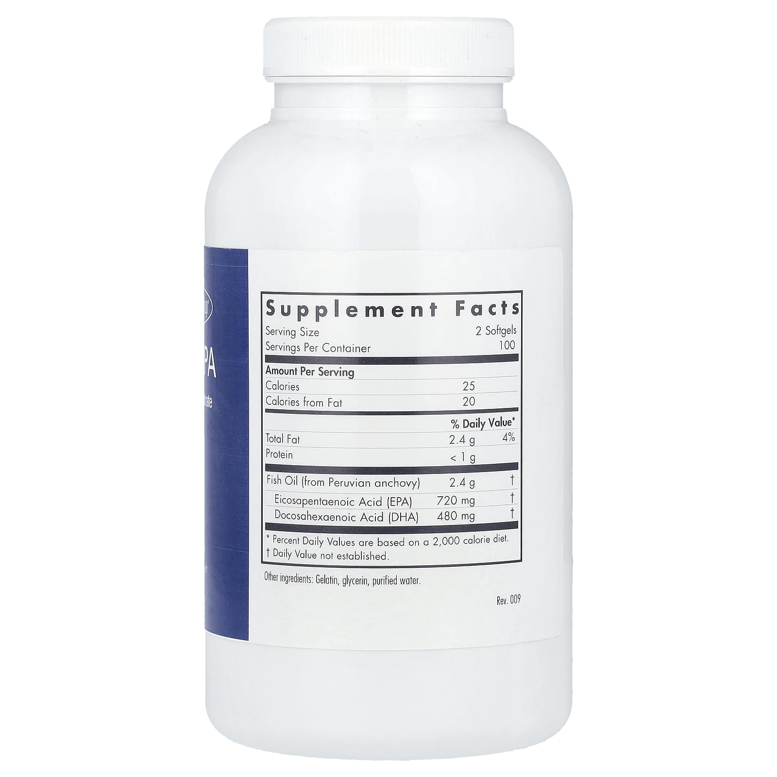 Allergy Research Group Super EPA Fish Oil Concentrate 200 Softgels - Image 2