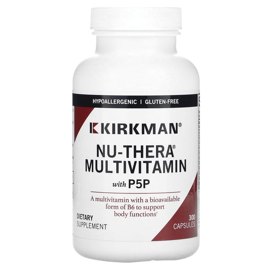 Kirkman Labs, Nu-Thera Multivitamin with P5P, 300 Capsules - Image 1