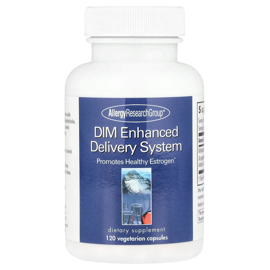 DIM Enhanced Delivery System by Allergy Research Group - 120 Vegetarian Capsules - Image 1
