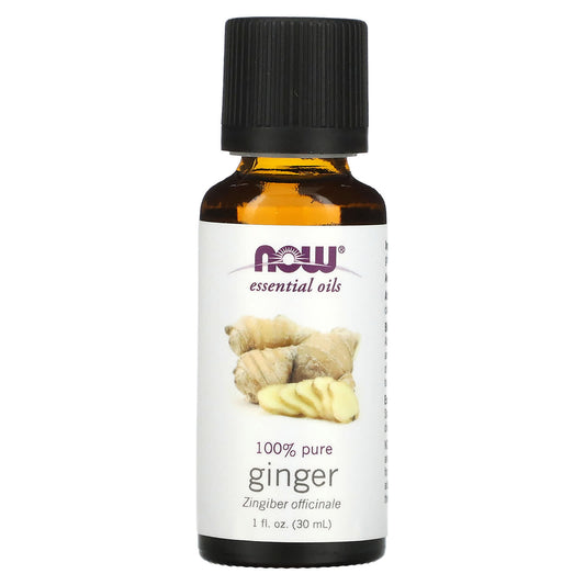 NOW Foods, Essential Oils, Ginger, 1 fl oz (30 ml) - Image 1