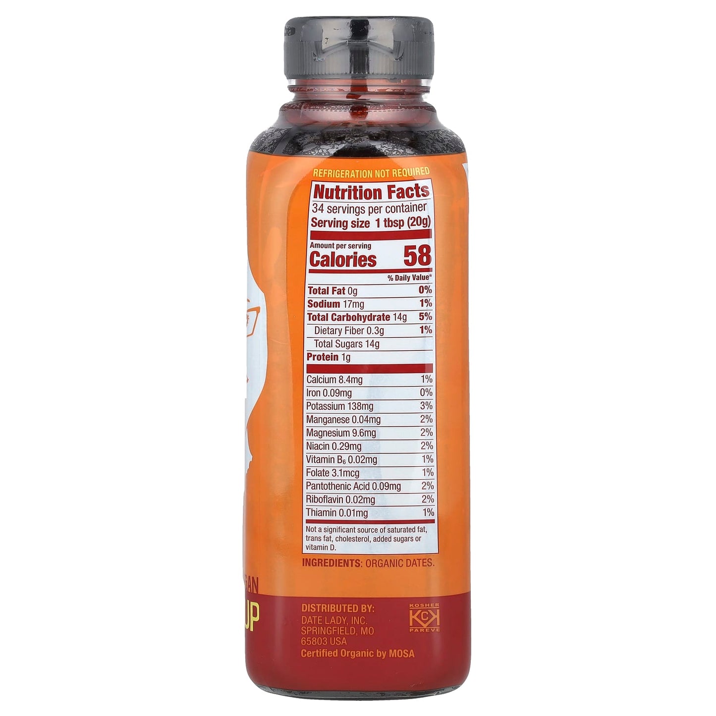 Date Lady Organic Date Syrup, 24 oz - USDA Certified - Image 2