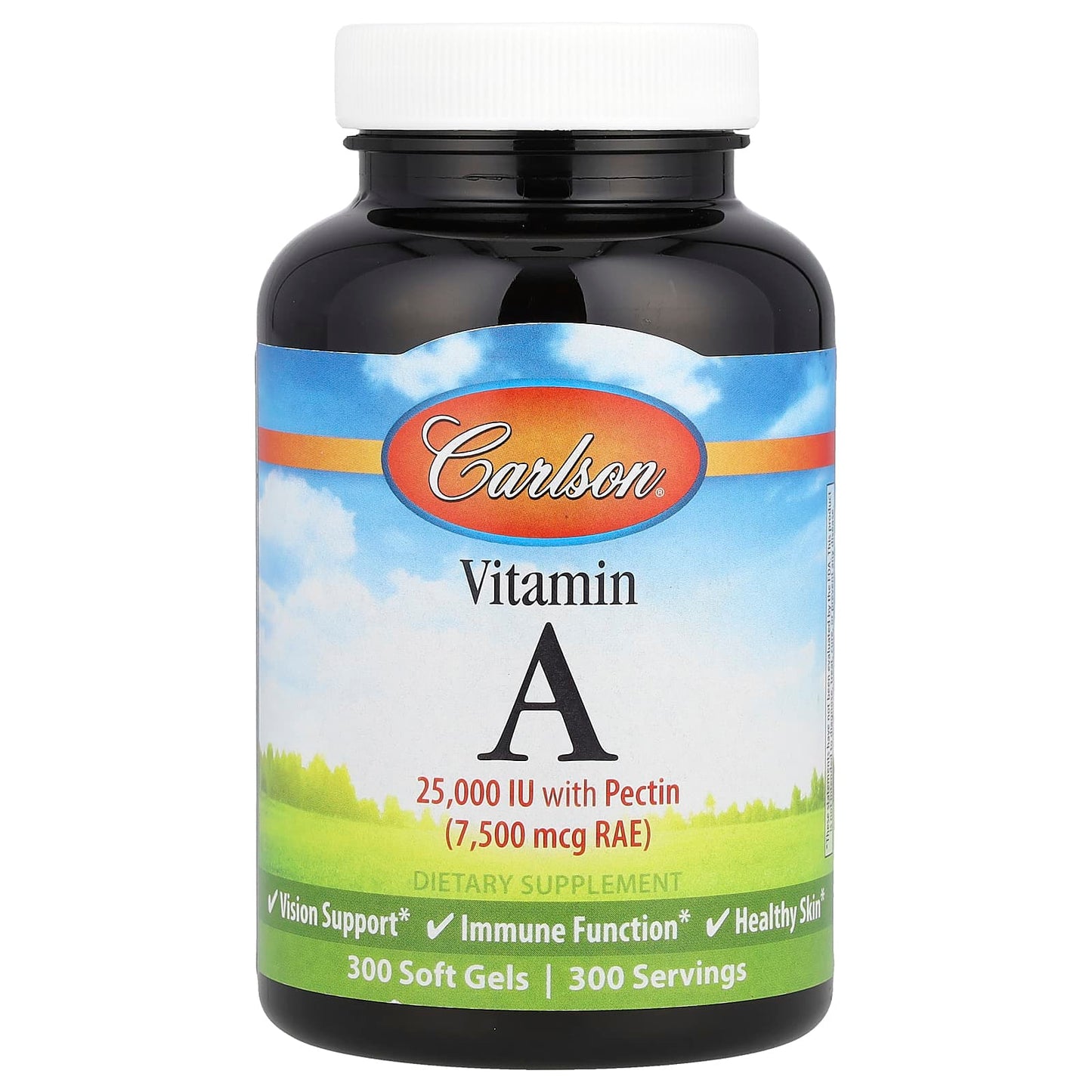 Carlson Vitamin A Soft Gels for Vision Support & Immune Function - Image 1