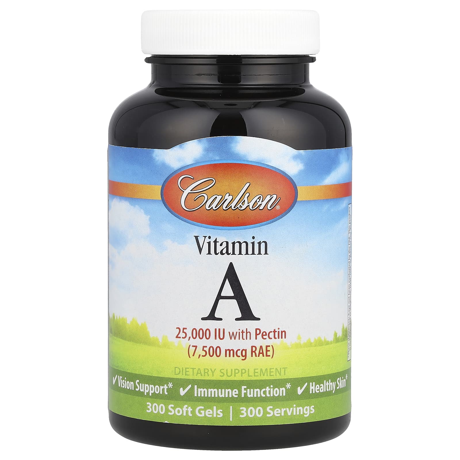 Carlson Vitamin A Soft Gels for Vision Support & Immune Function - Image 1