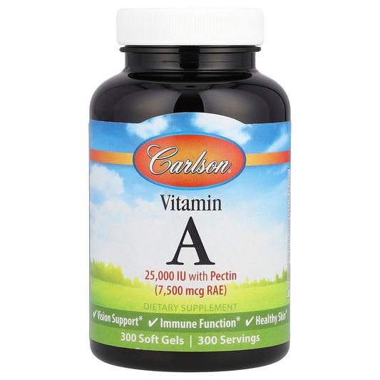 Carlson Vitamin A Soft Gels for Vision Support & Immune Function - Image 1