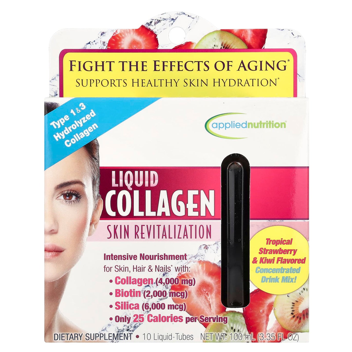 Liquid Collagen Skin Revitalization with Collagen & Biotin by Applied Nutrition - Image 1