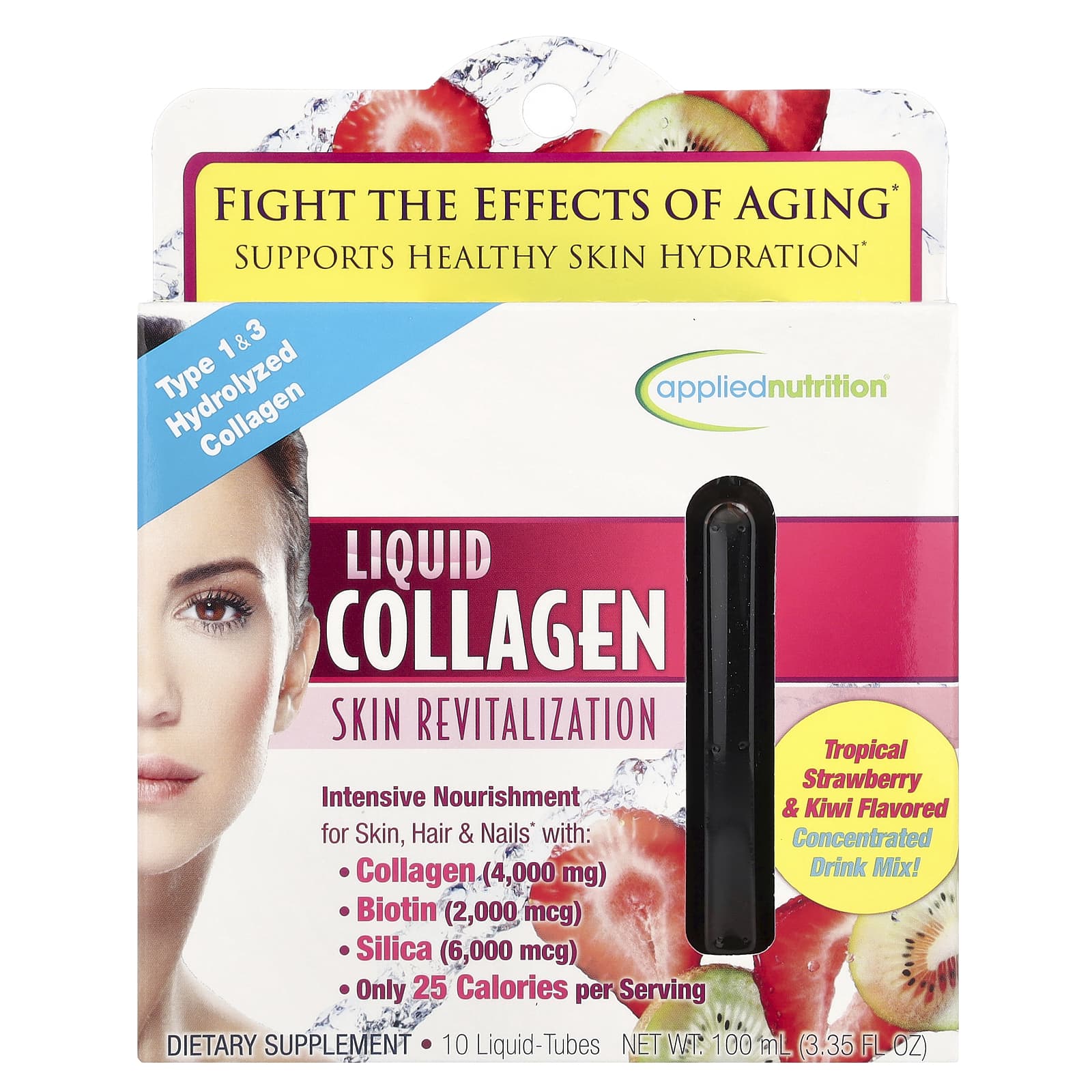 Liquid Collagen Skin Revitalization with Collagen & Biotin by Applied Nutrition - Image 1