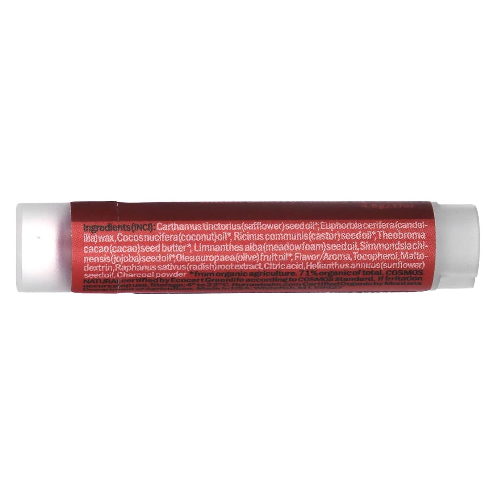 Hurraw! Balm Tinted Lip Balm - Black Cherry Organic, Vegan, Cruelty-Free - Image 2