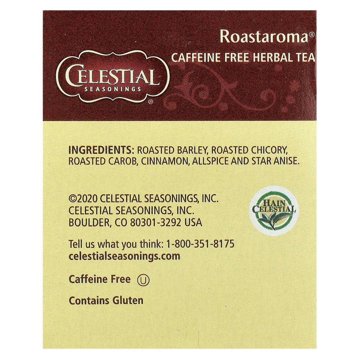 Caffeine-Free Herbal Tea - Roastaroma by Celestial Seasonings - Image 2