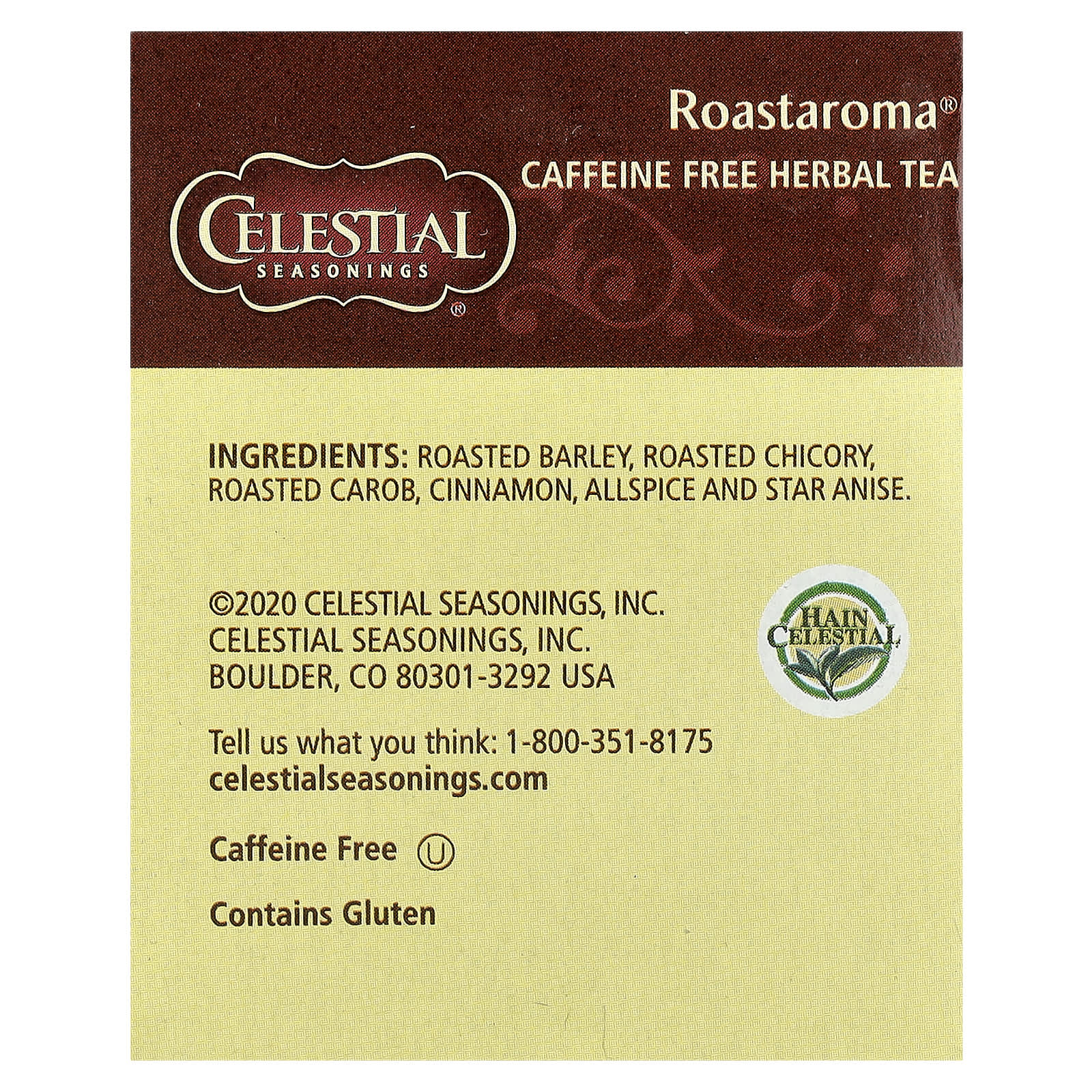 Caffeine-Free Herbal Tea - Roastaroma by Celestial Seasonings - Image 2