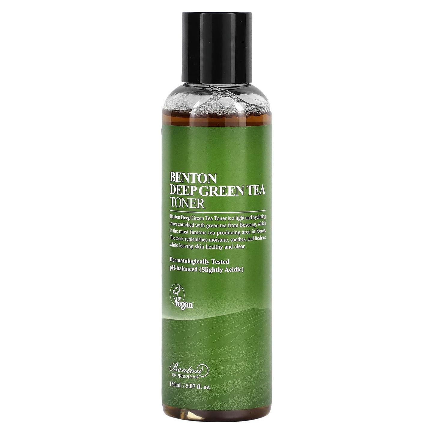 Benton Deep Green Tea Toner for Balanced Skin, 5.07 fl oz - Image 1