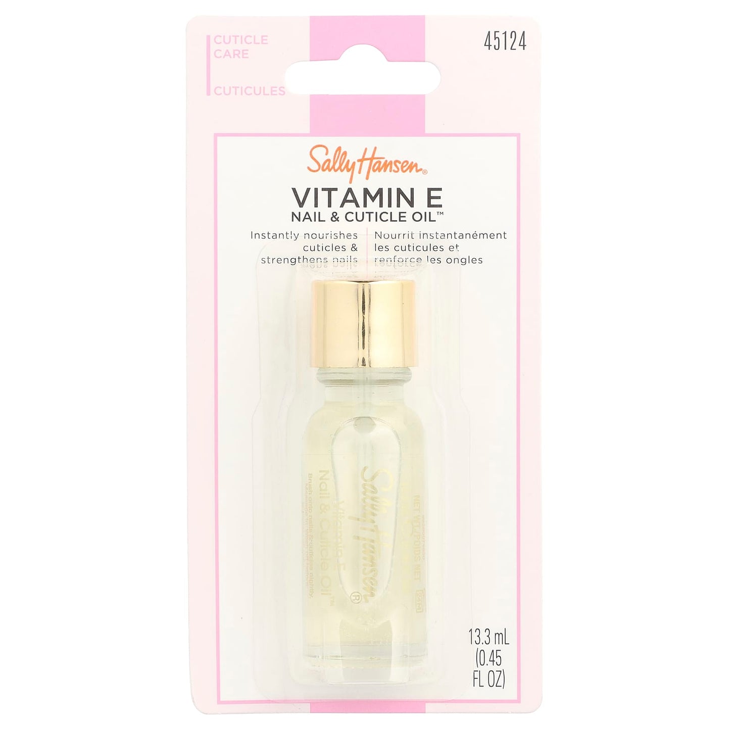 Sally Hansen, Vitamin E Nail & Cuticle Oil™, 0.45 fl oz (13.3 ml) - Image 2
