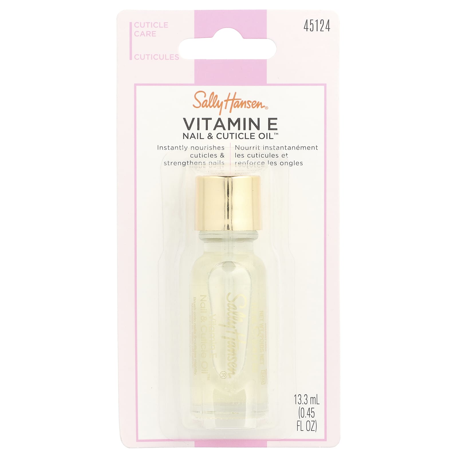 Sally Hansen, Vitamin E Nail & Cuticle Oil™, 0.45 fl oz (13.3 ml) - Image 2