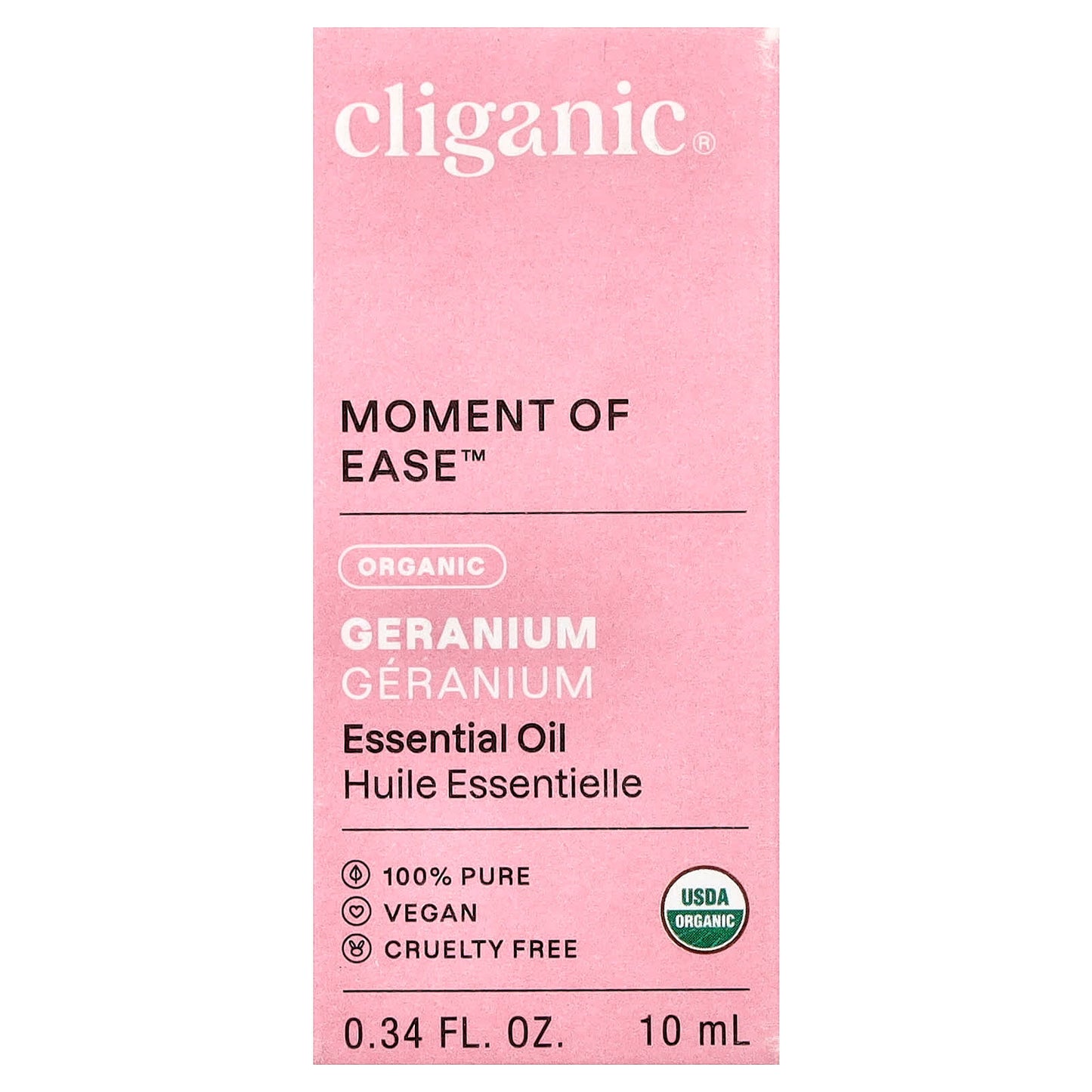 Cliganic Geranium Essential Oil - 100% Pure, USDA Organic, 0.34 fl oz - Image 2
