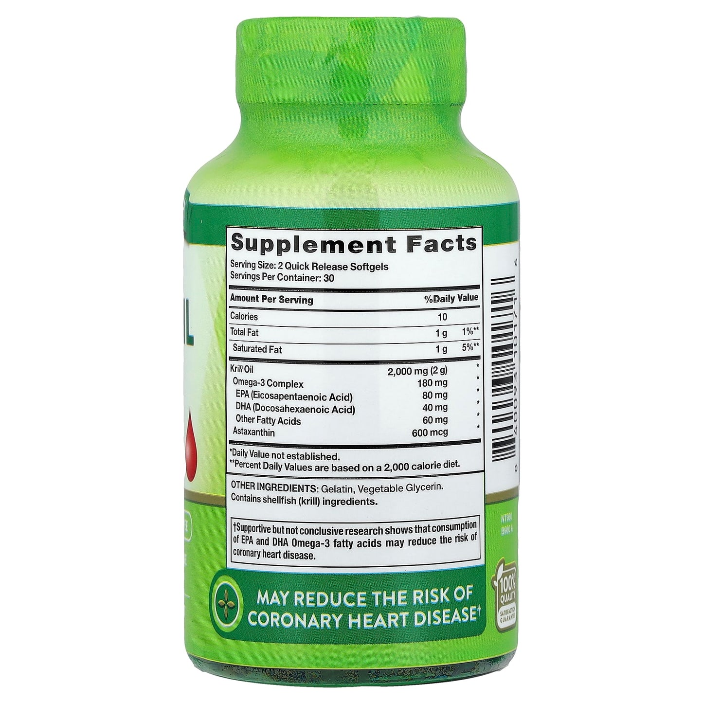 Nature's Truth, Antarctic Krill Oil, 60 Quick Release Softgels (1,000 mg per Softgel) - Image 2