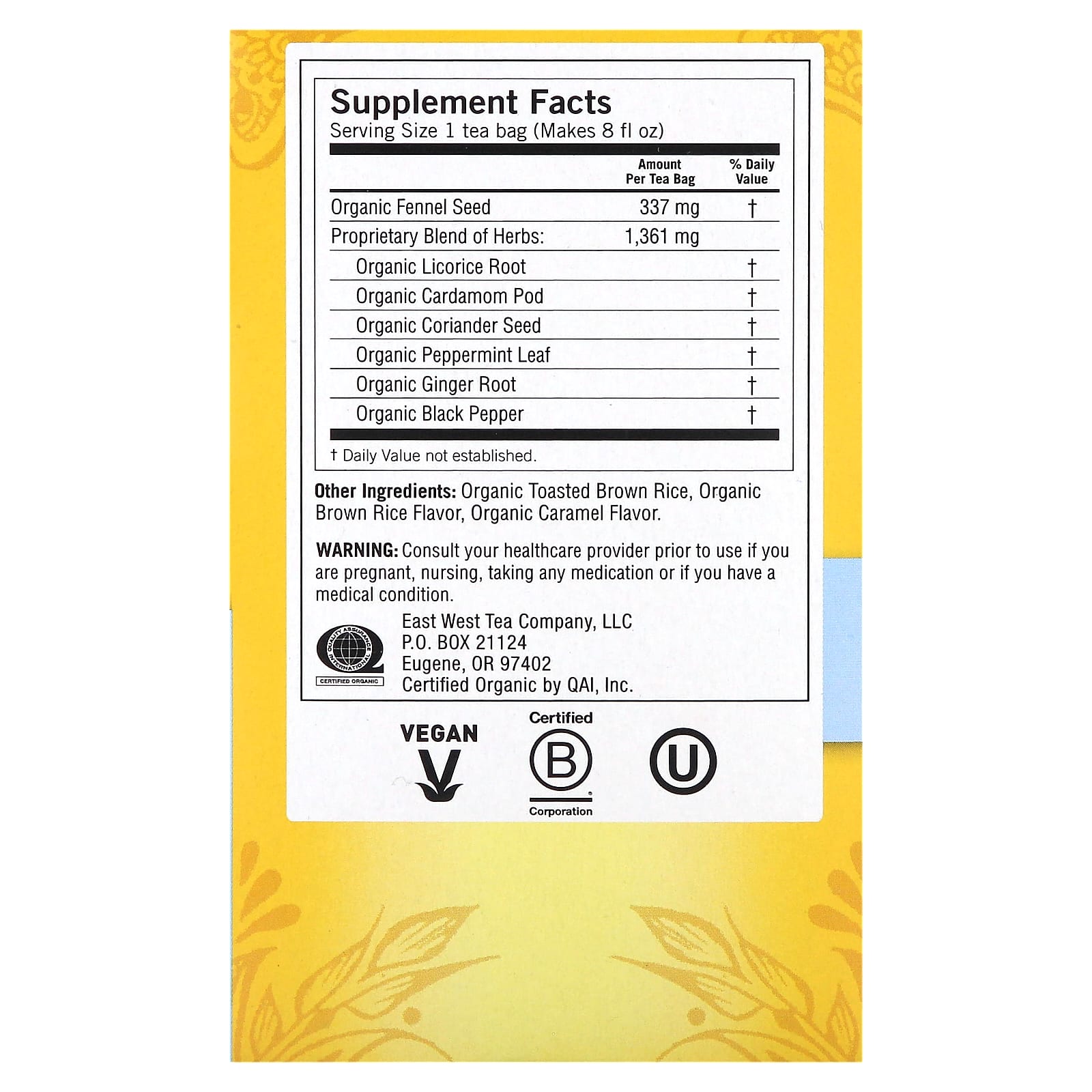 Yogi Tea, Stomach Ease, Caffeine Free, 16 Tea Bags, 1.02 oz (29 g) - Image 2