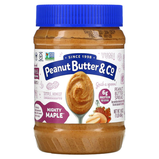 Peanut Butter & Co., Peanut Butter Spread, Mighty Maple, 16 oz (454 g) - Image 1
