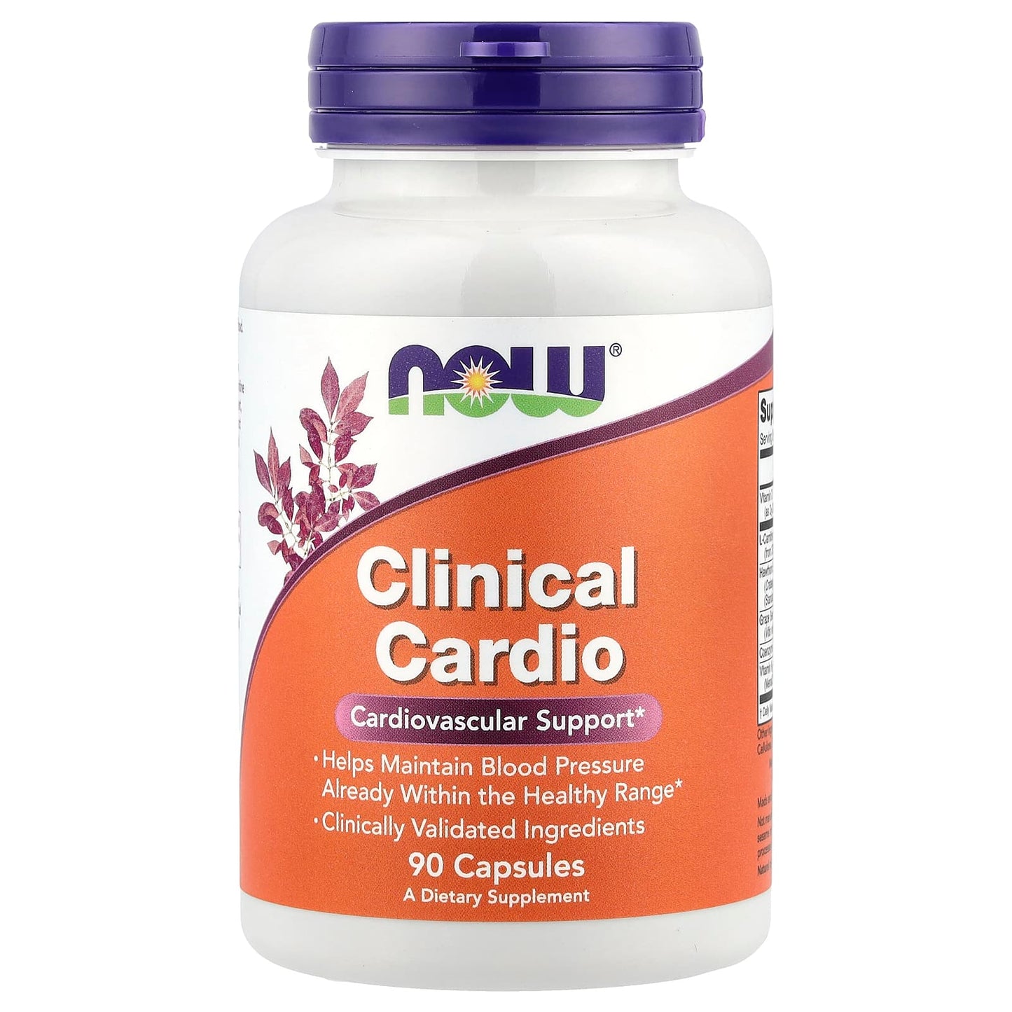 NOW Foods, Clinical Cardio, 90 Capsules - Image 1