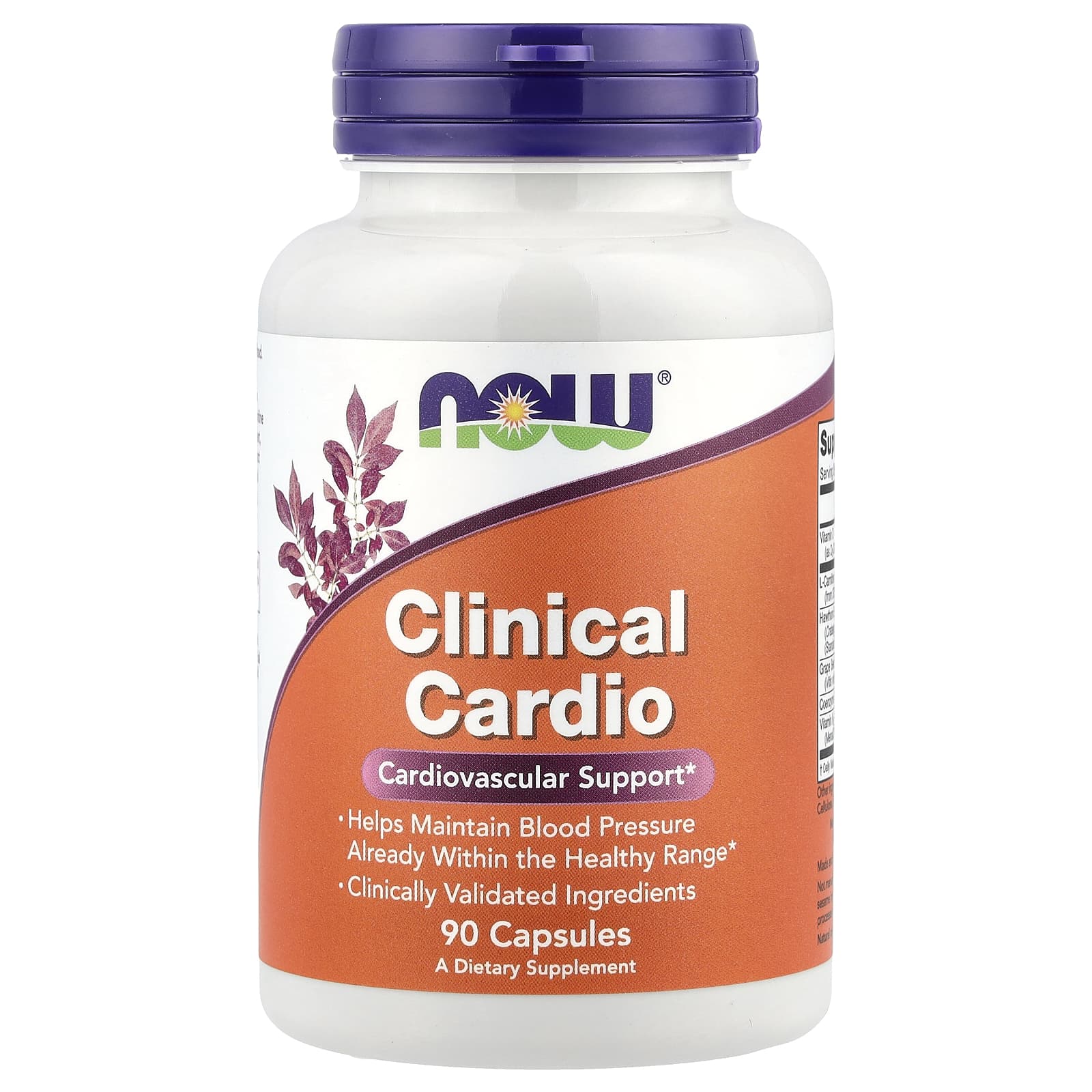 NOW Foods, Clinical Cardio, 90 Capsules - Image 1