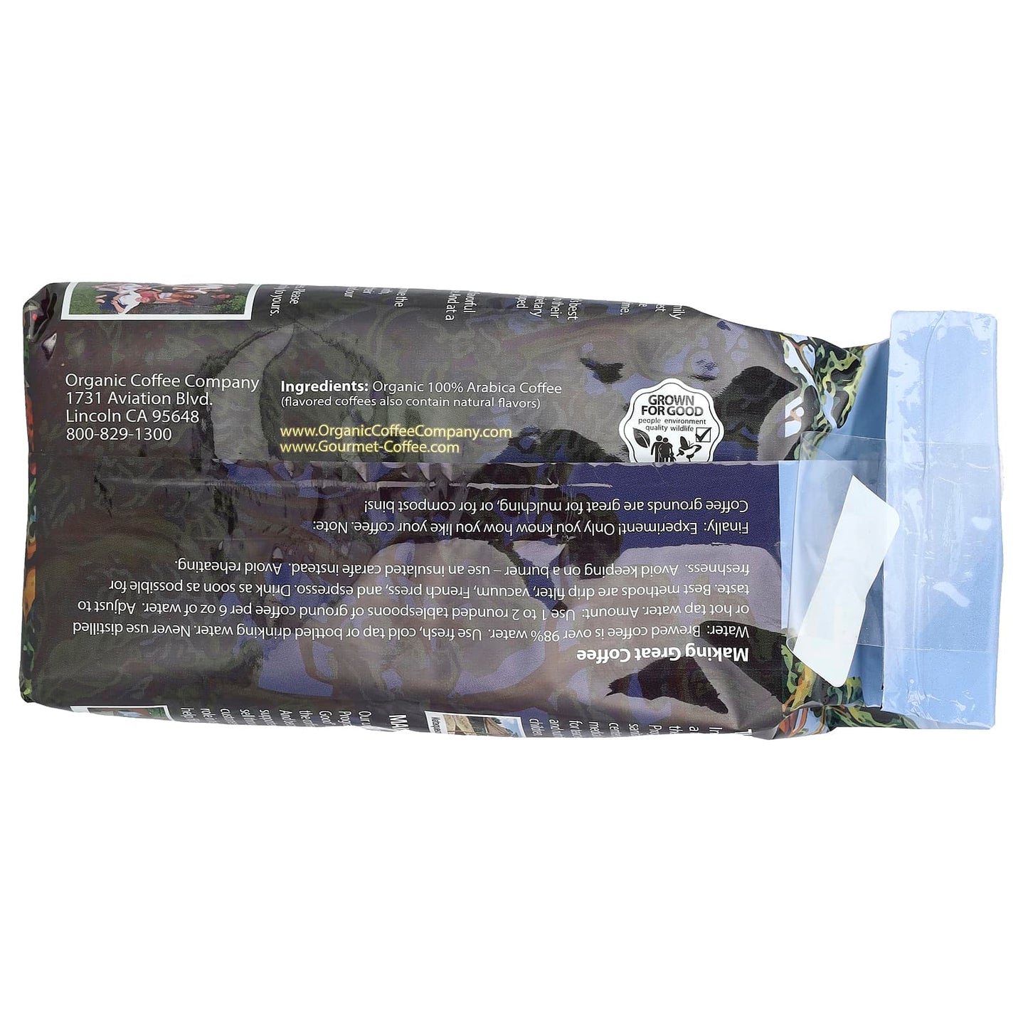 Organic Coffee Co., French Roast, Ground, 12 oz (340 g) - Image 2