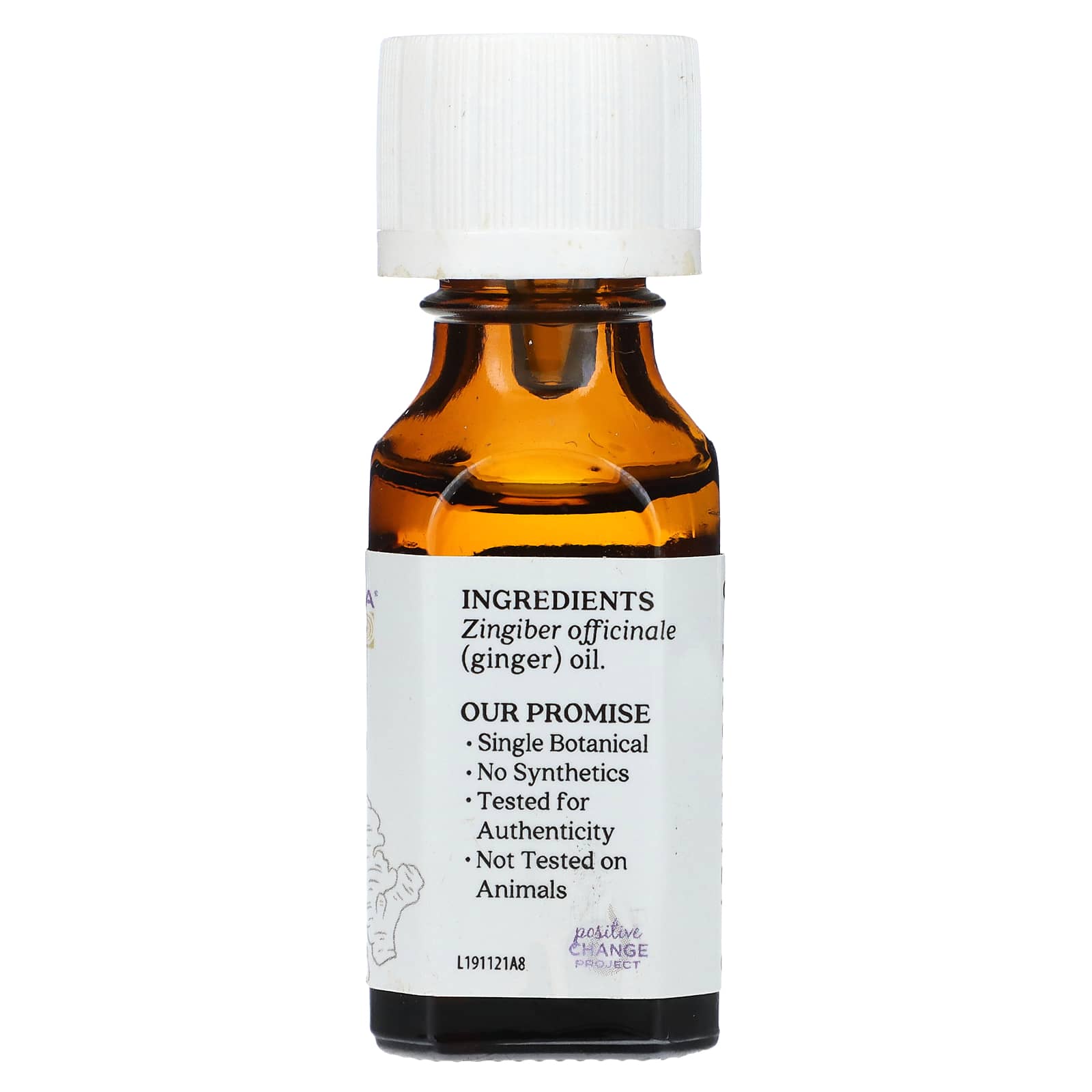 Aura Cacia Pure Essential Oil - Ginger 0.5 fl oz, Natural Anxiety Relief - Image 2