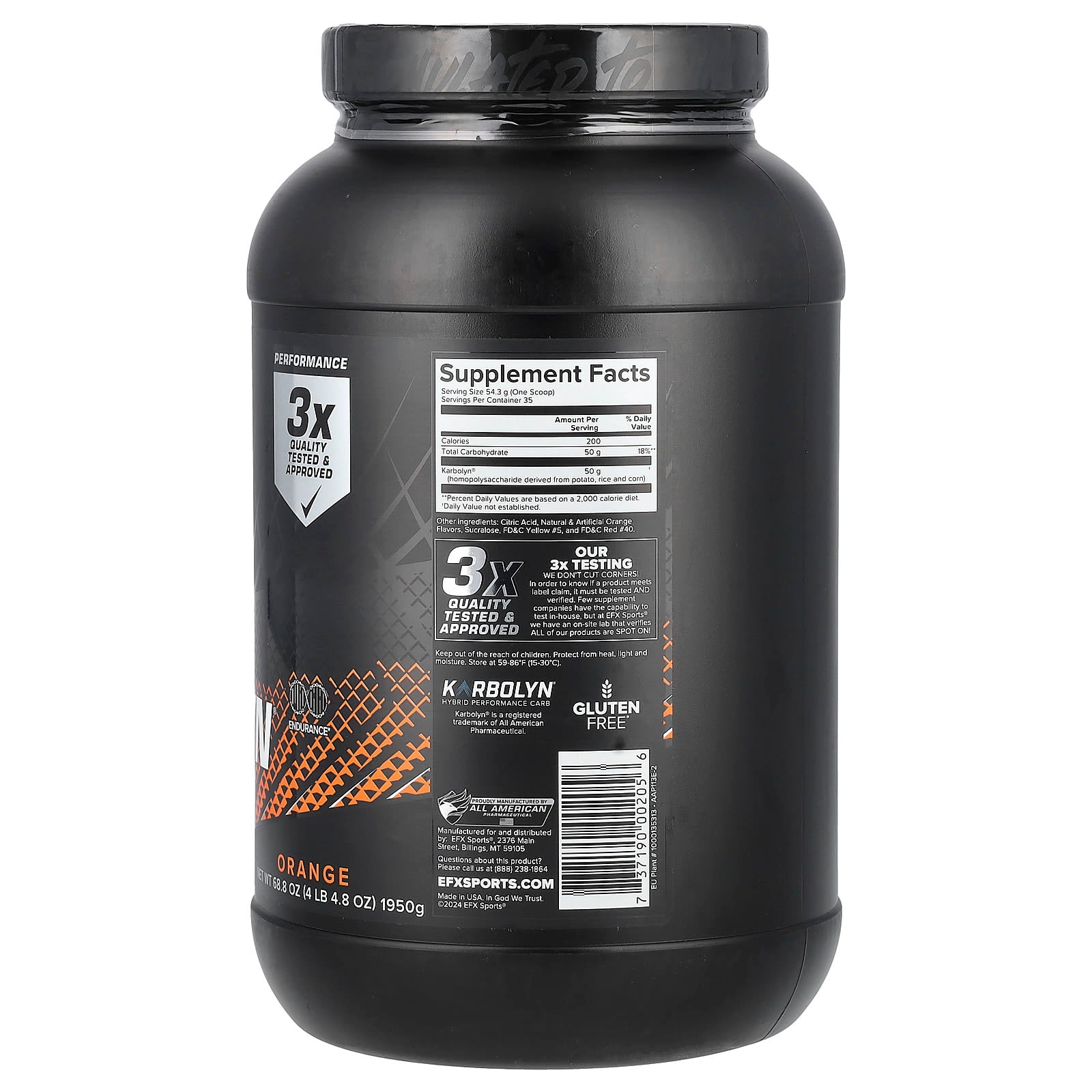 EFX Sports Karbolyn Fuel - Long-Lasting Energy for Endurance Athletes - Image 2