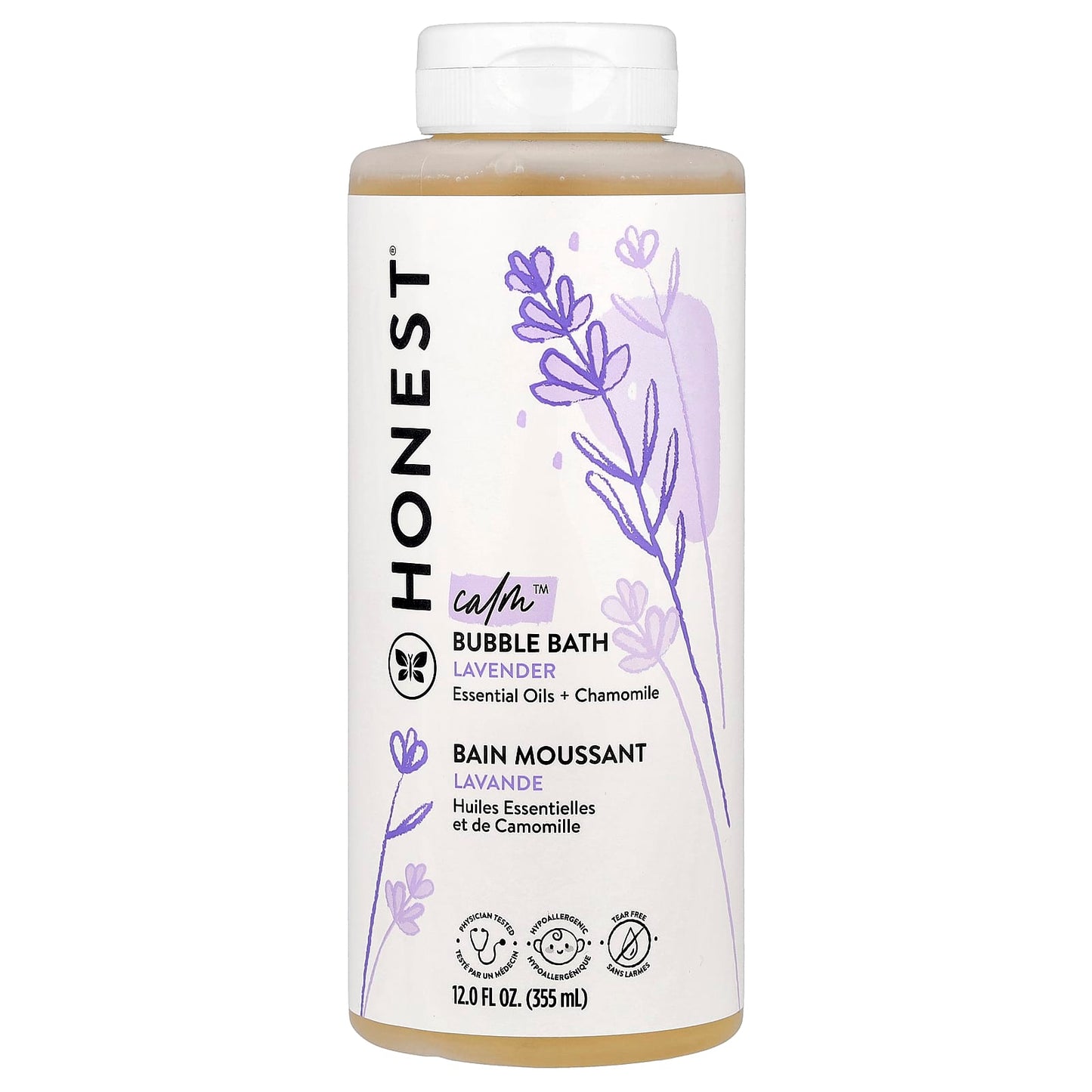 The Honest Company, Calm™ Bubble Bath, Lavender, 12 fl oz (355 ml) - Image 1