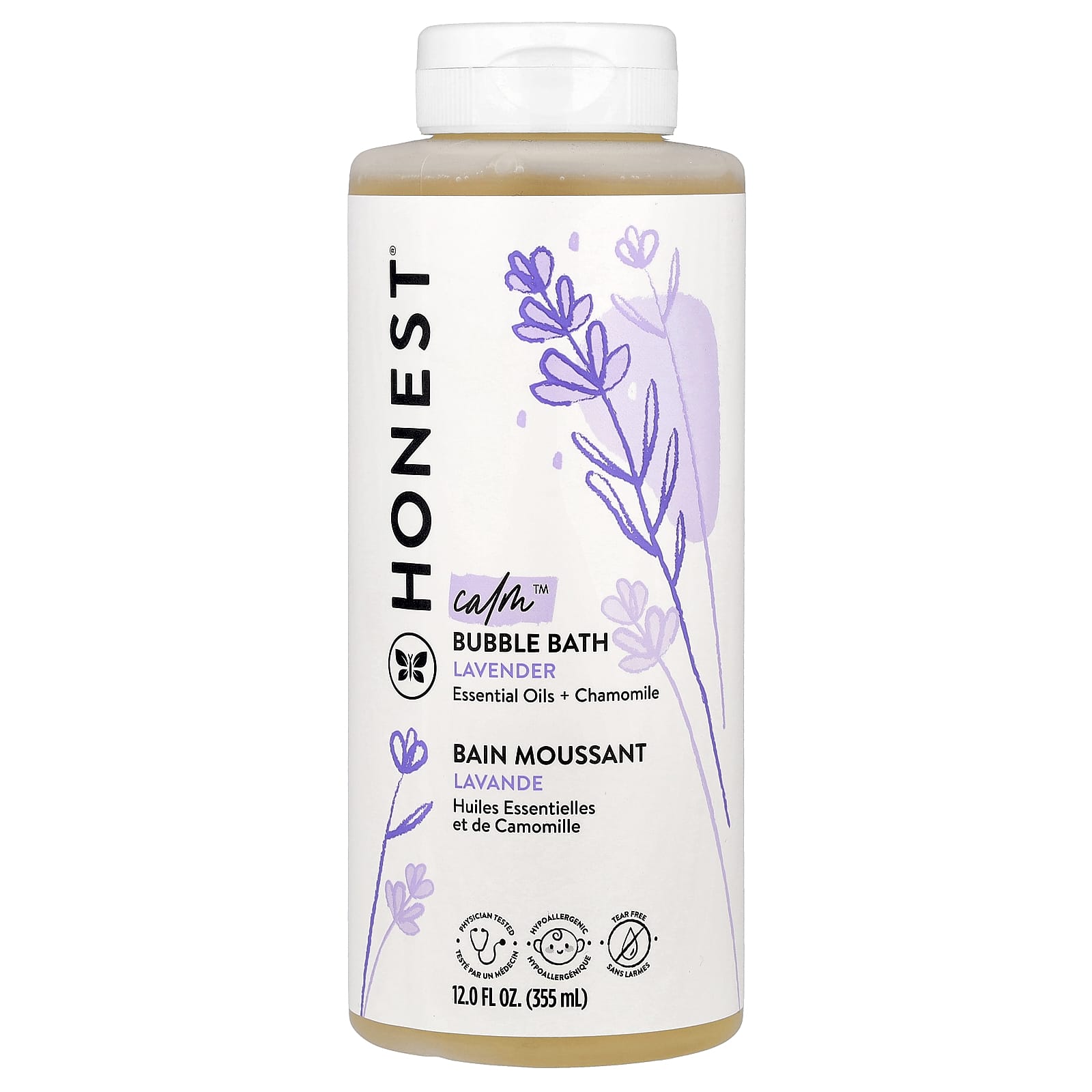 The Honest Company, Calm™ Bubble Bath, Lavender, 12 fl oz (355 ml) - Image 1