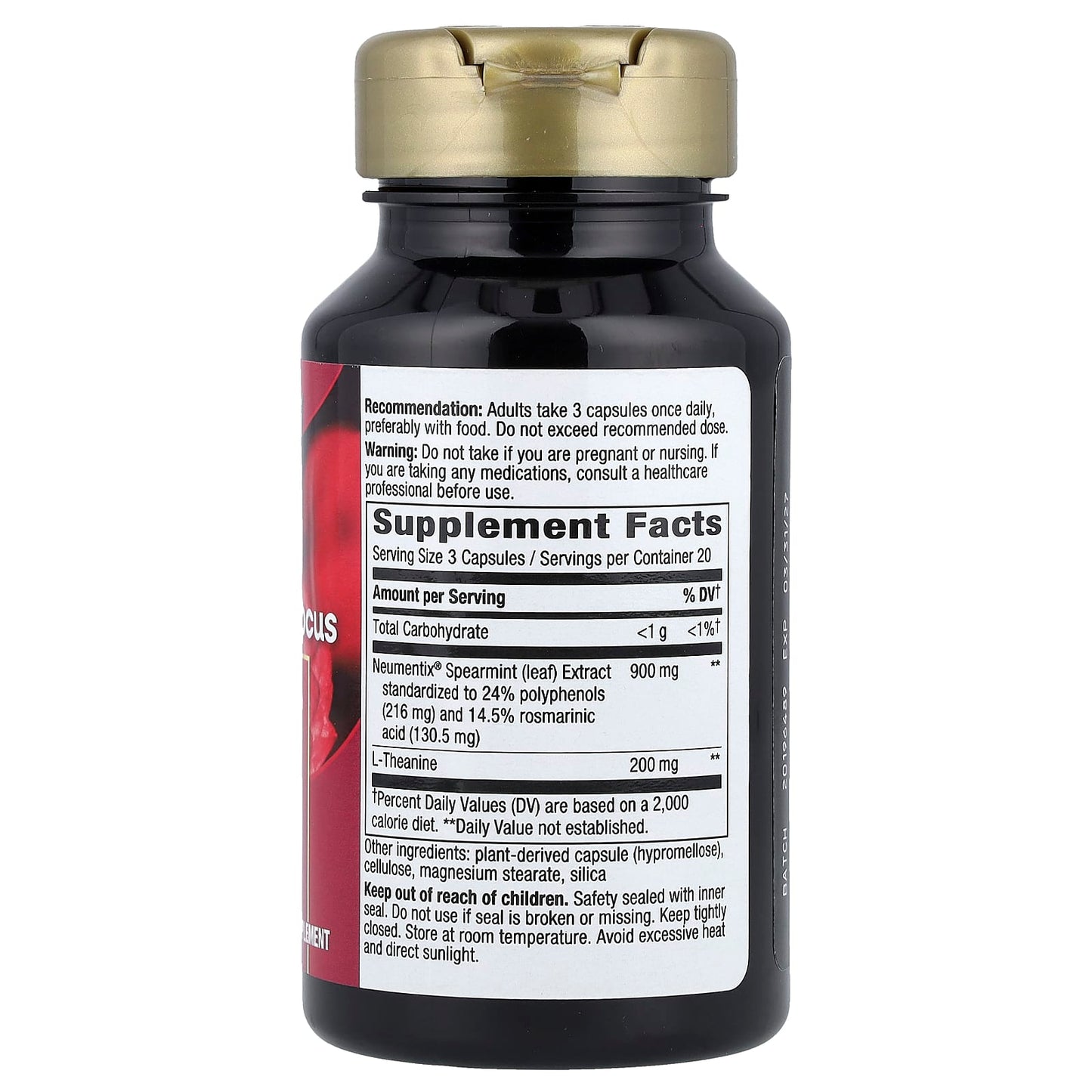 Nature's Way, Sustained Focus, 60 Capsules - Image 2