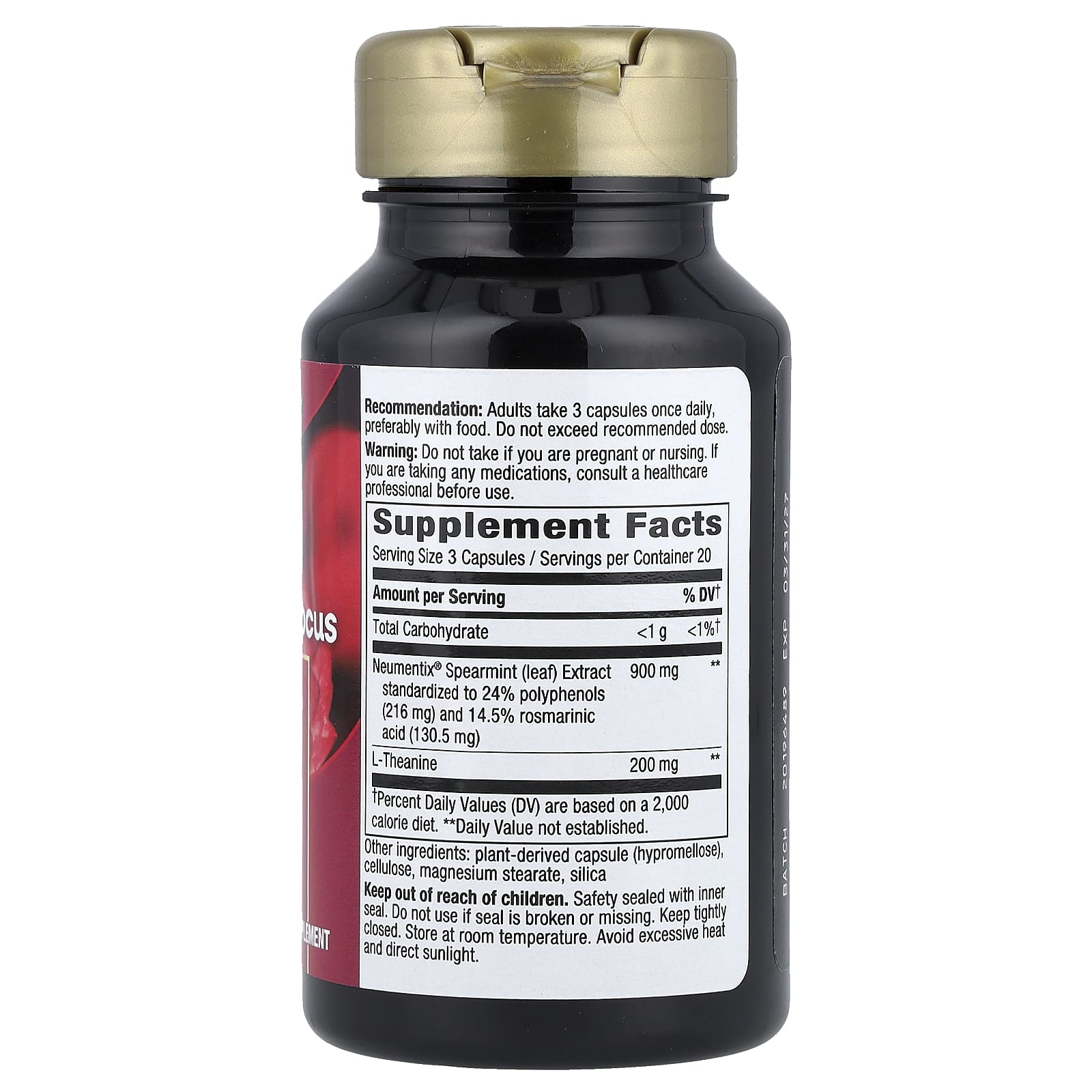 Nature's Way, Sustained Focus, 60 Capsules - Image 2