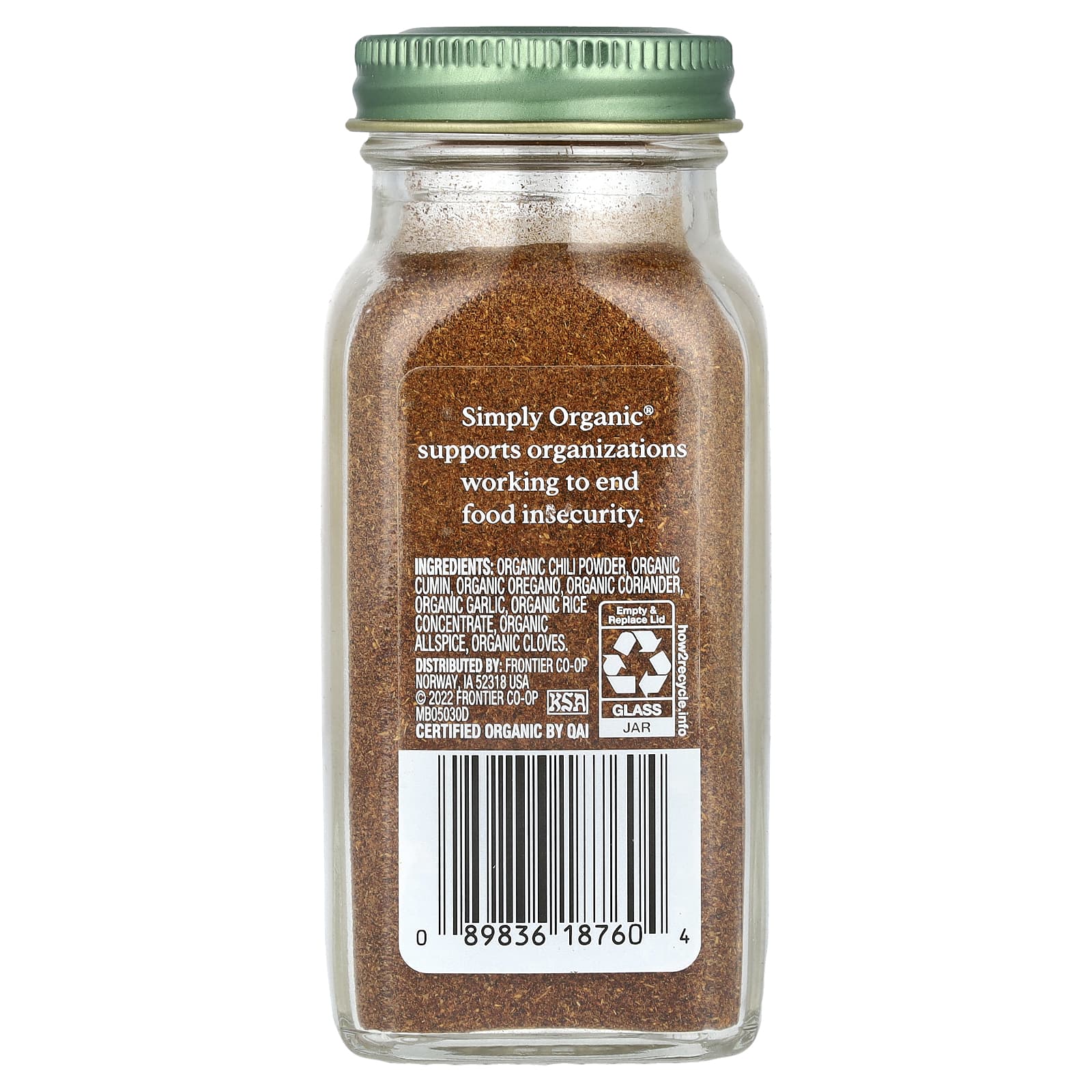 Simply Organic, Chili Powder, 2.89 oz (82 g) - Image 2