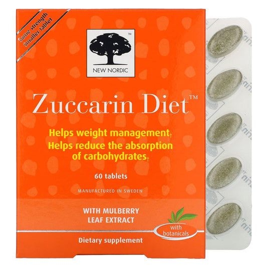 New Nordic, Zuccarin Diet, 60 Tablets - Image 1