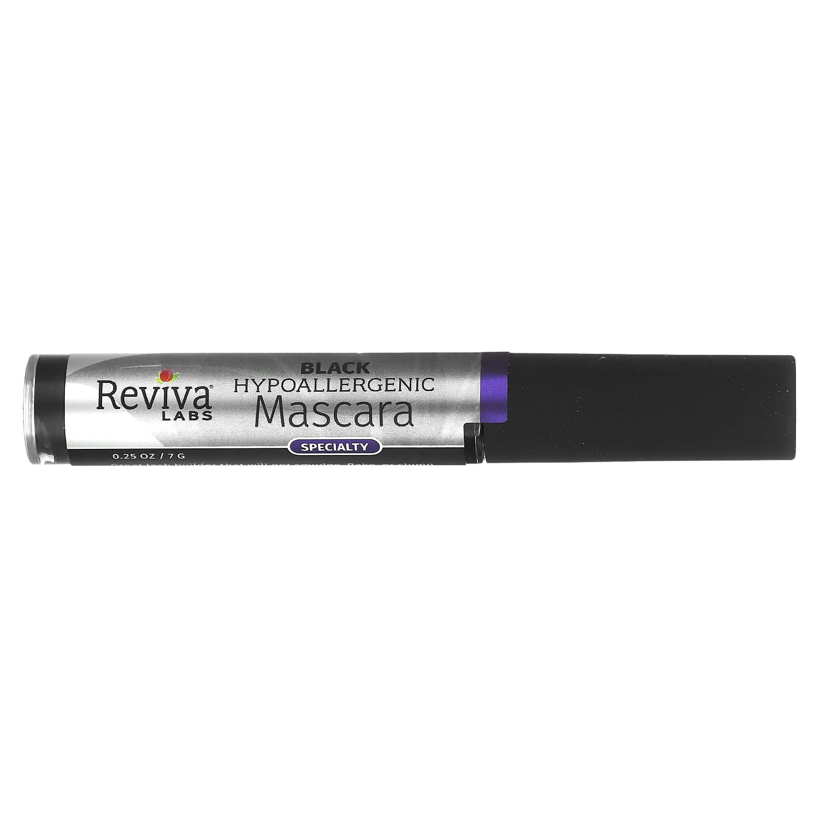 Reviva Labs, Hypoallergenic Mascara, Black, 0.25 oz (7 g) - Image 2