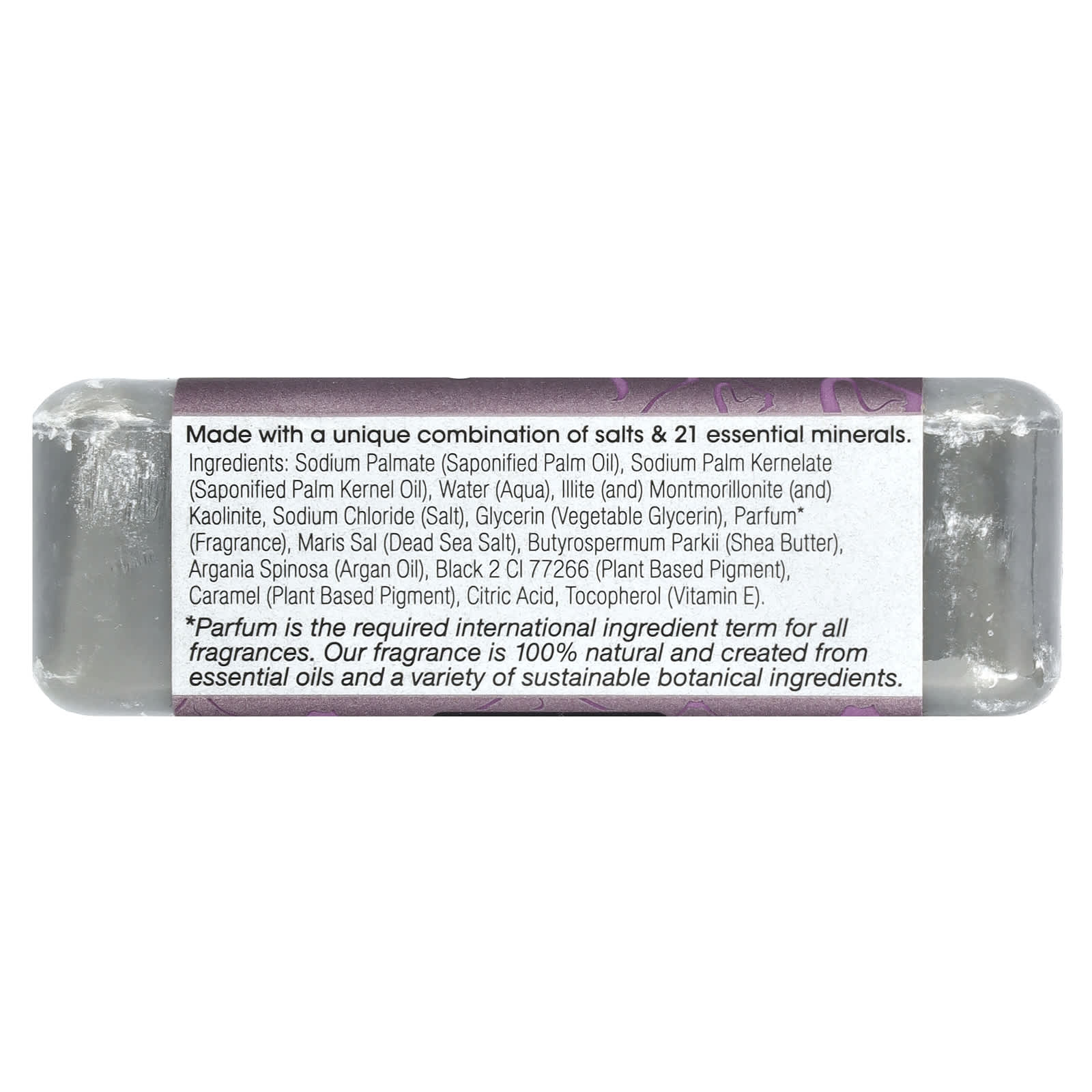 One with Nature, Dead Sea Mineral Bar Soap, Volcanic Mud, 7 oz (198 g) - Image 2