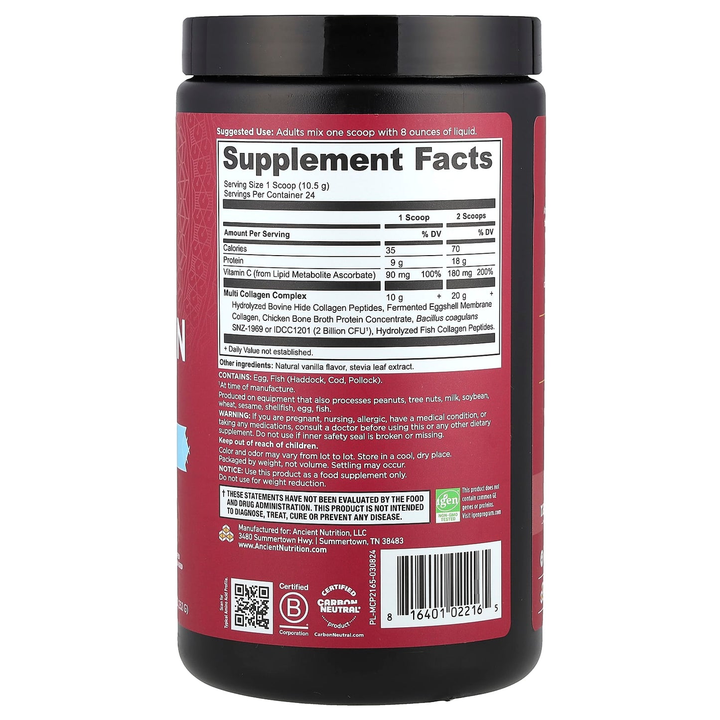 Transform Your Health with Ancient Nutrition's Multi Collagen Protein - Image 2