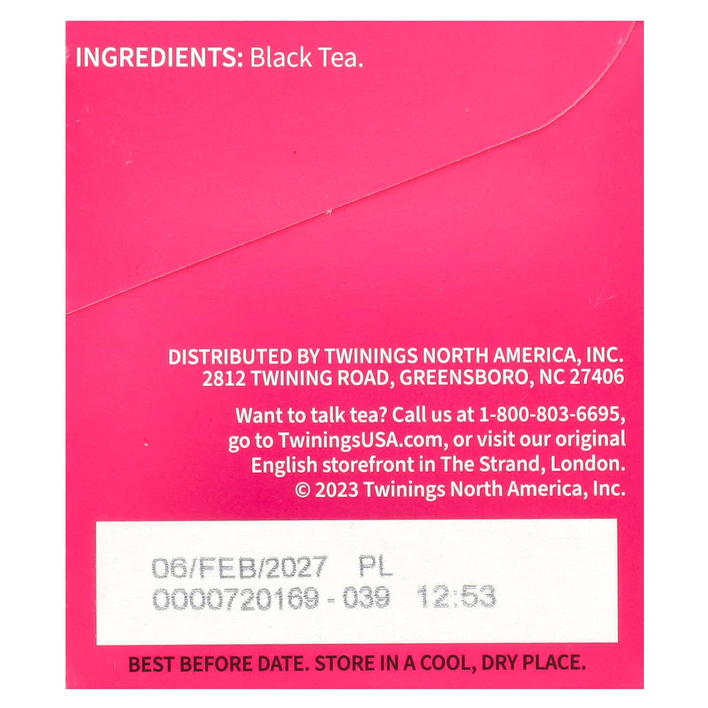 Twinings, Pure Black Tea, English Afternoon, 20 Tea Bags, 1.41 oz (40 g) - Image 2