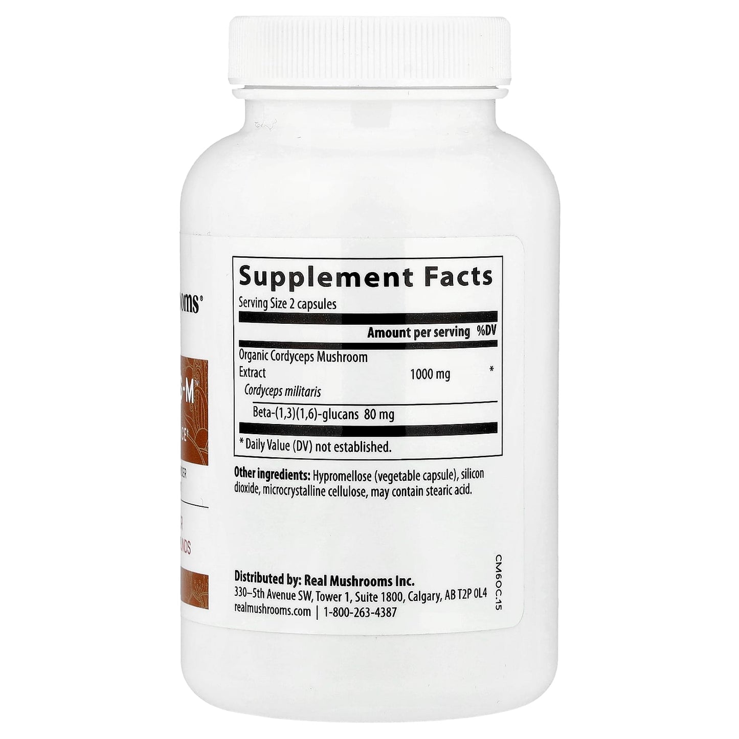 Real Mushrooms, Cordycep-M™, 120 Capsules - Image 2