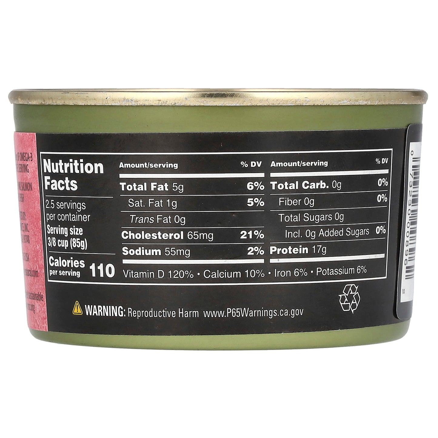 Crown Prince Natural, Pink Salmon, 7.5 oz (213 g)
