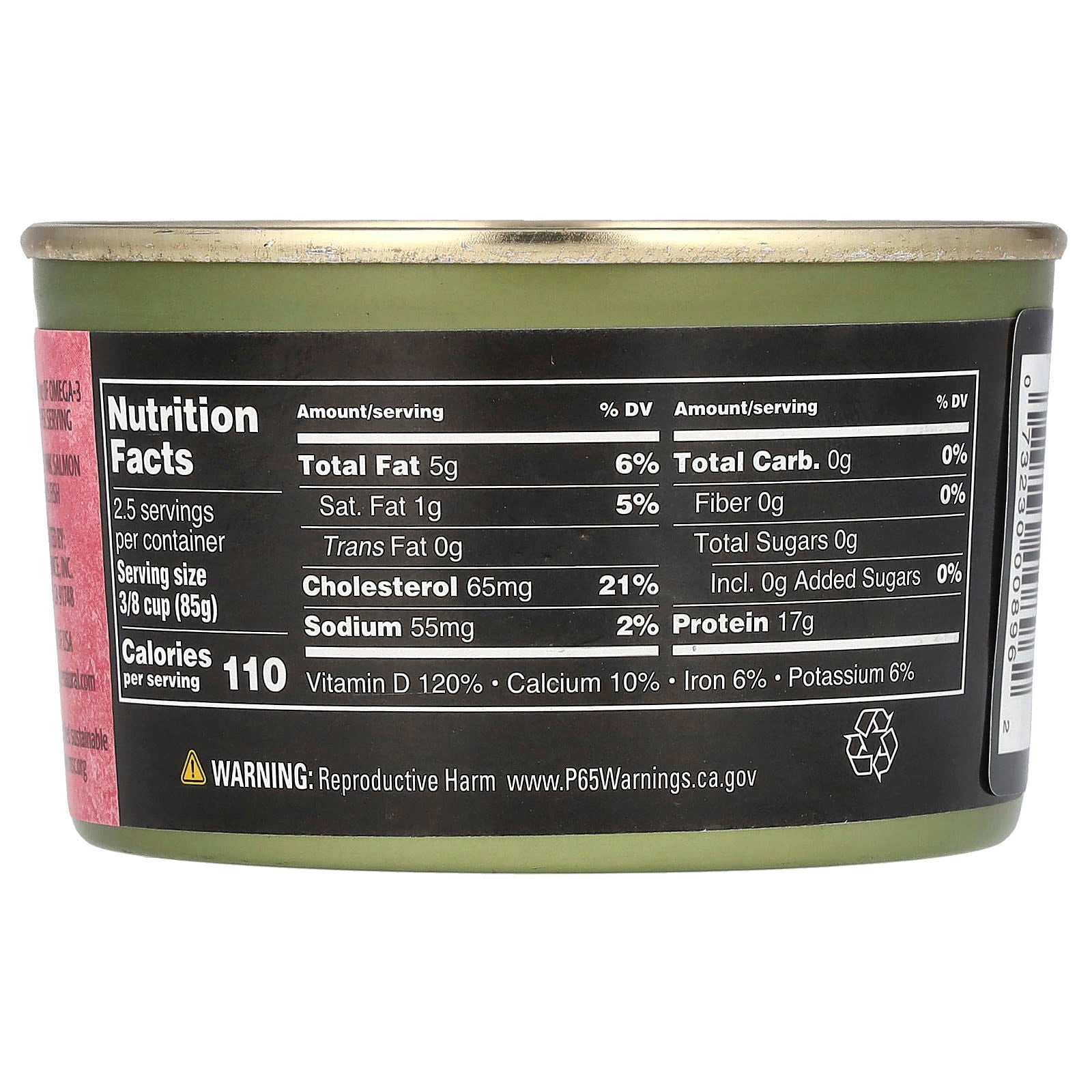 Crown Prince Natural, Pink Salmon, 7.5 oz (213 g)