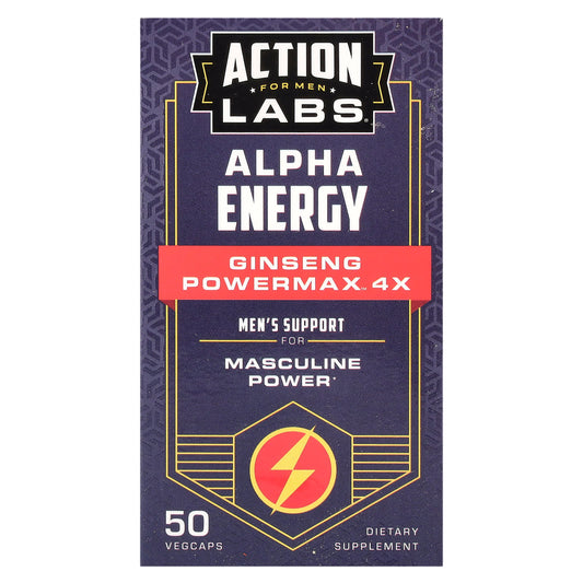 Maximize Energy & Performance with Alpha Energy Ginseng Powermax by Action Labs - Image 1