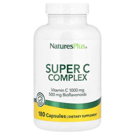 NaturesPlus, Super C Complex, 180 Capsules - Image 1