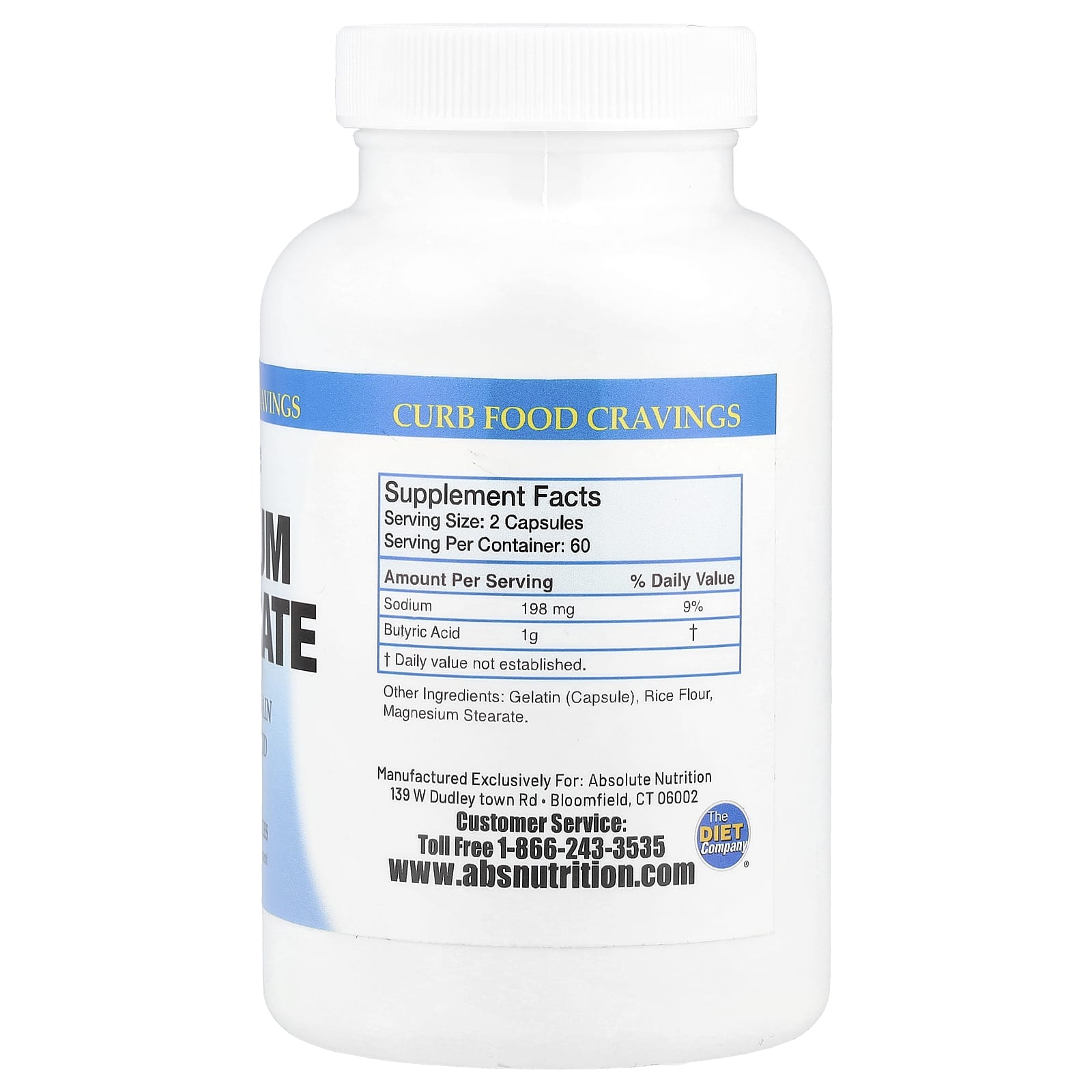 Suppress Hunger with Sodium Butyrate Capsules | Absolute Nutrition - Image 2