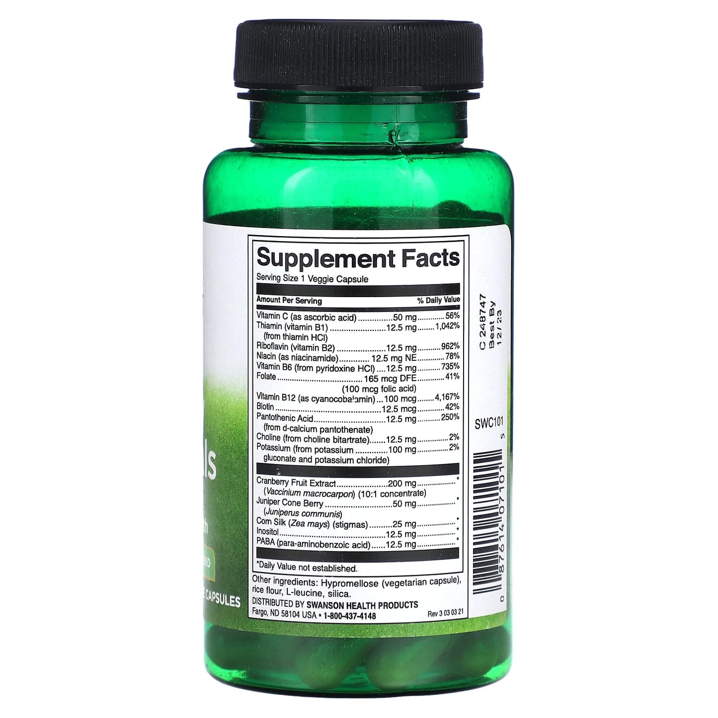 Swanson, Kidney Essentials, 60 Veggie Capsules - Image 2